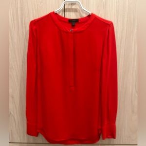 J. Crew crepe oversized blouse- amazing for holiday outfits